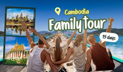 Cambodia family tour 15 days: Must-see places for families