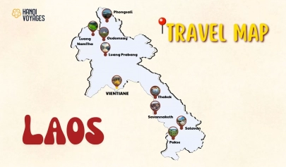 Laos travel map: Your ultimate guide to exploring the country
