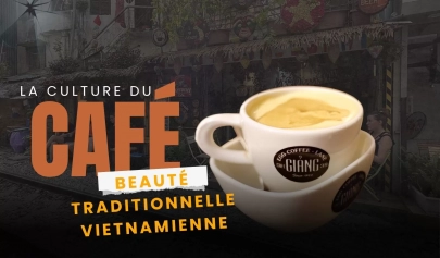 La culture du café, beauté traditionnelle Vietnamienne