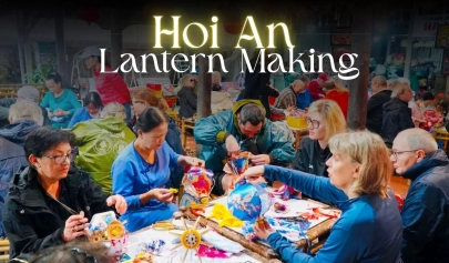 Hoi An lantern making: A unique family activity
