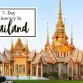 7 Days In Thailand Itinerary: The Best Things To Do & My Best Tips