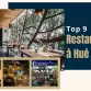 Top 9 restaurants à Hué préférés