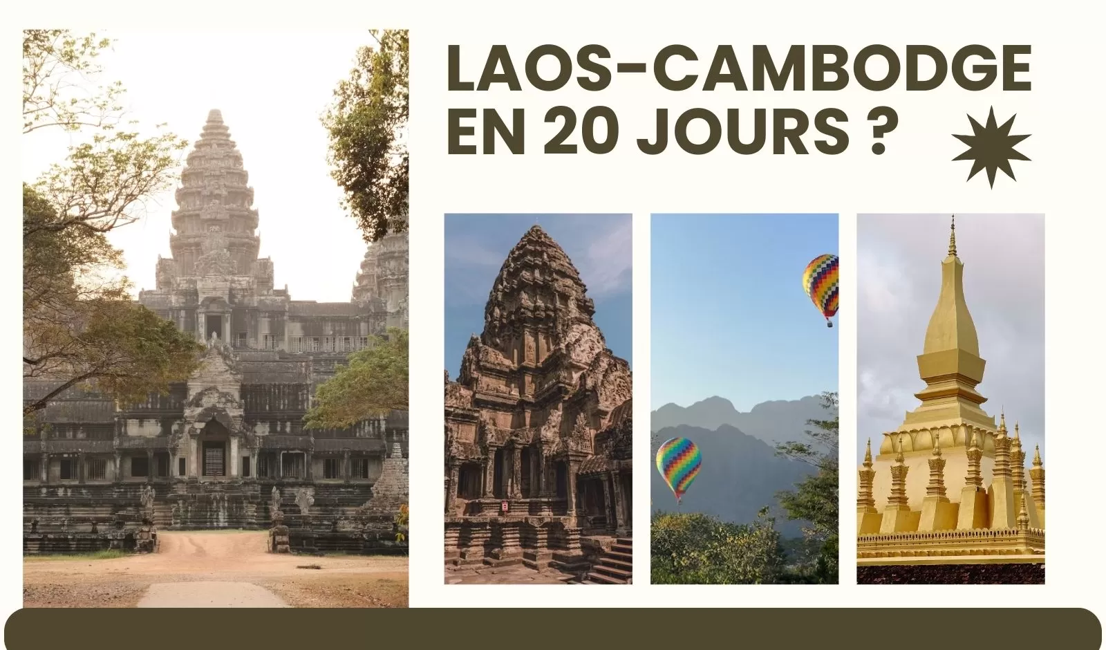 Que voir et faire au Laos-Cambodge en 20 jours ?