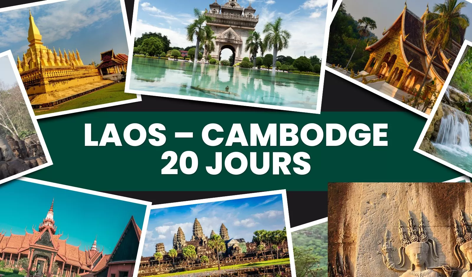 Itinéraire détaillé pour un voyage Laos Cambodge 20 jours