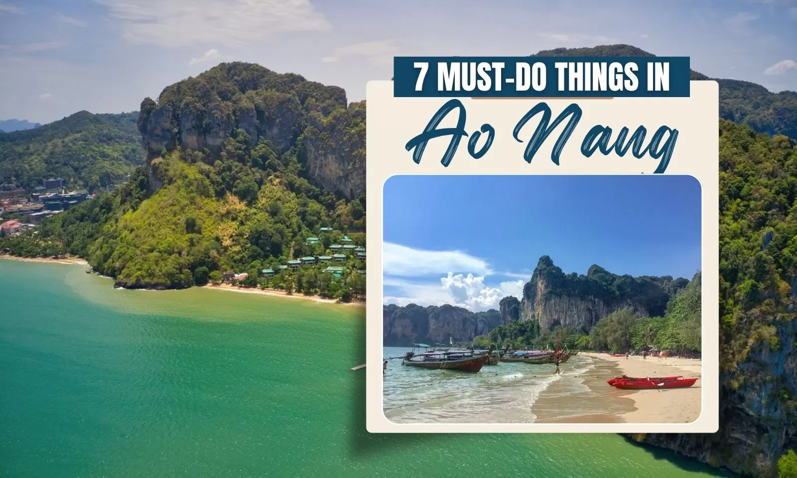 Top 7 experiences in Ao Nang you shouldn’t miss 