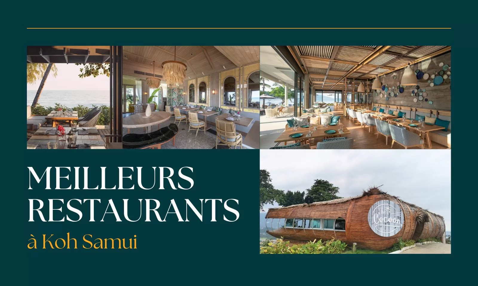 Top 9 meilleurs restaurants à Koh Samui à tester