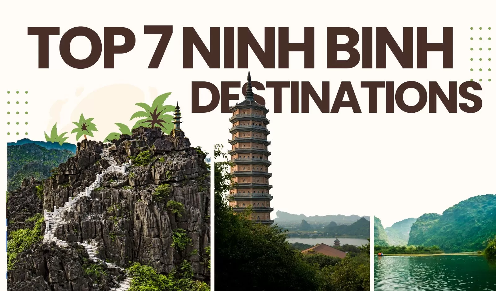  TOP 7 destinations à Ninh Binh à découvrir