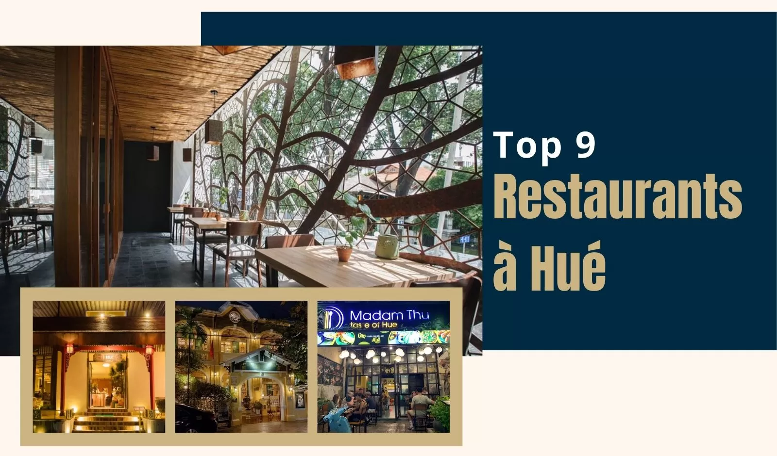 Top 9 restaurants à Hué préférés