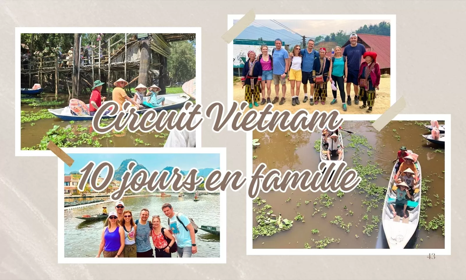 Top choses à faire pendant circuit Vietnam 10 jours en famille