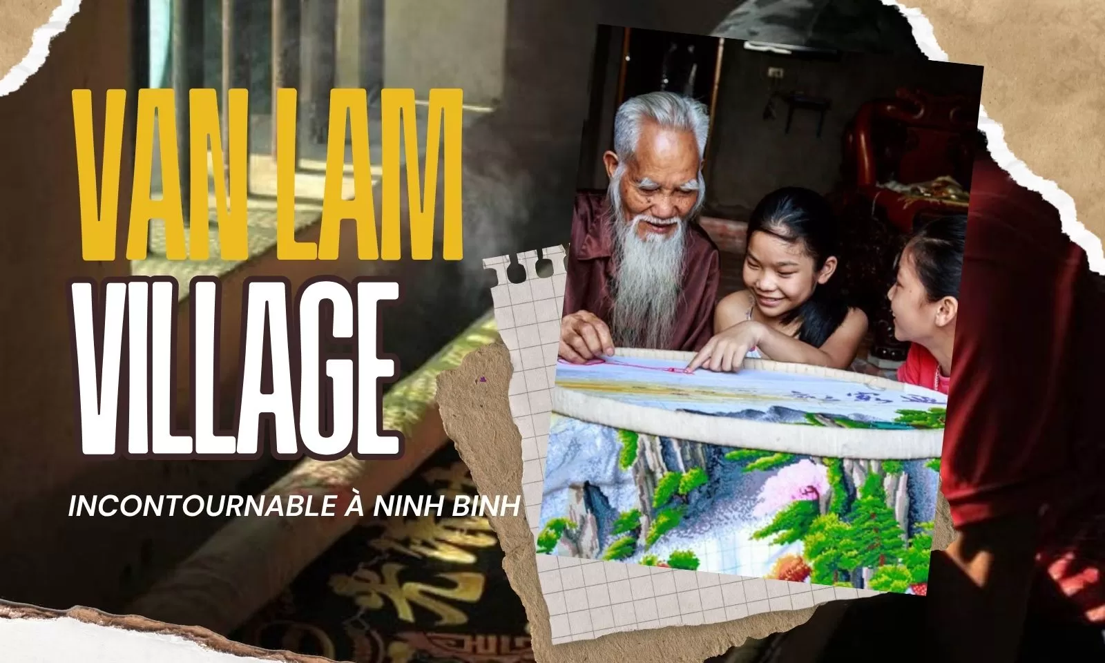 Village de broderie de Van Lam : un lieu incontournable à Ninh Binh