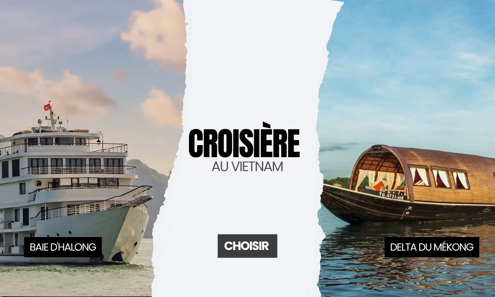 Croisière au Vietnam : Choisir la baie d'Halong ou le delta du Mékong