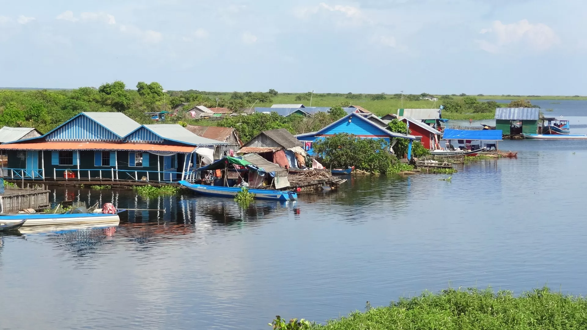 Des villages flottants sur le Tonlé Sap