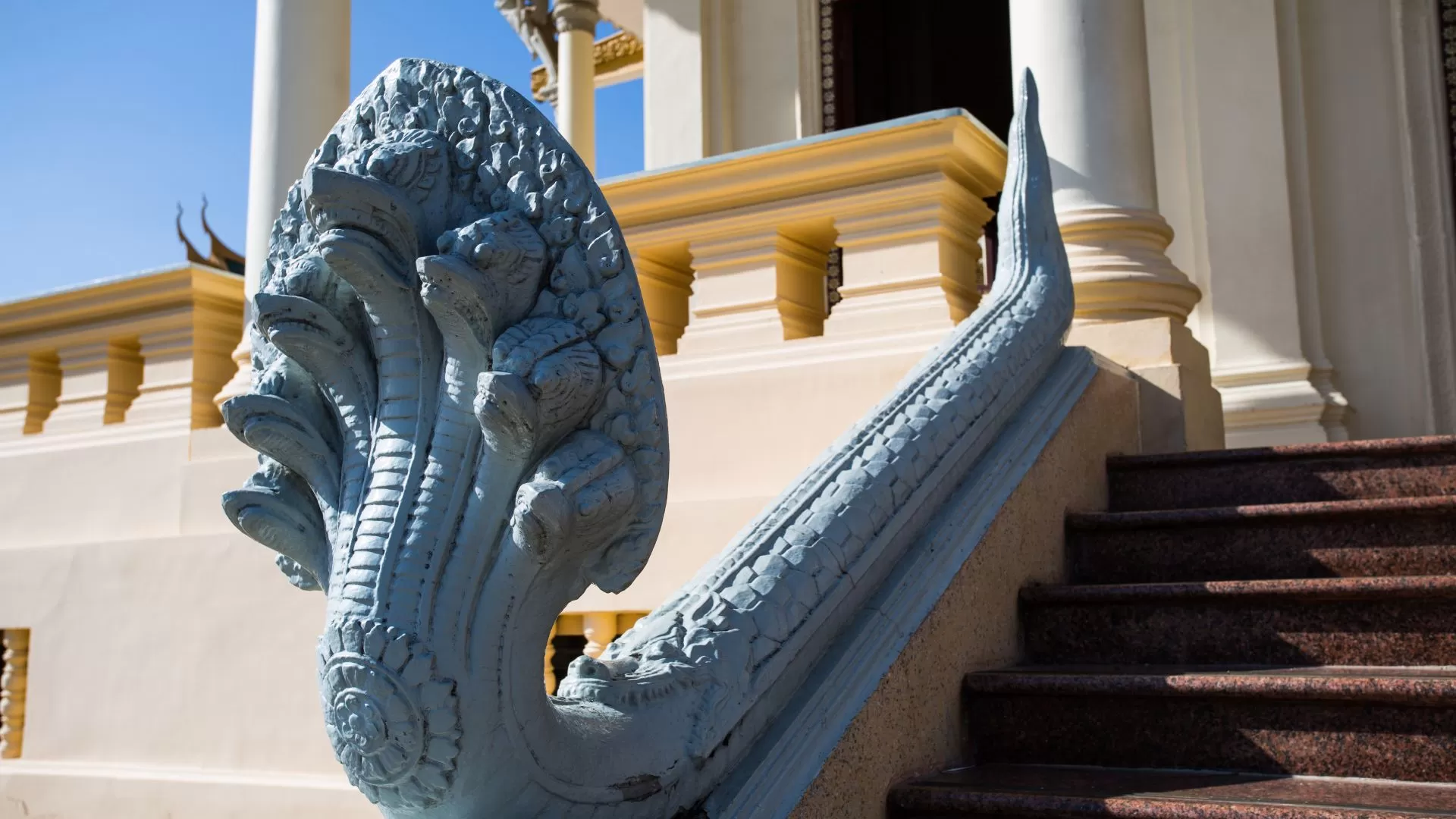 Serpent Naga - symbole de protection du royaume du Cambodge