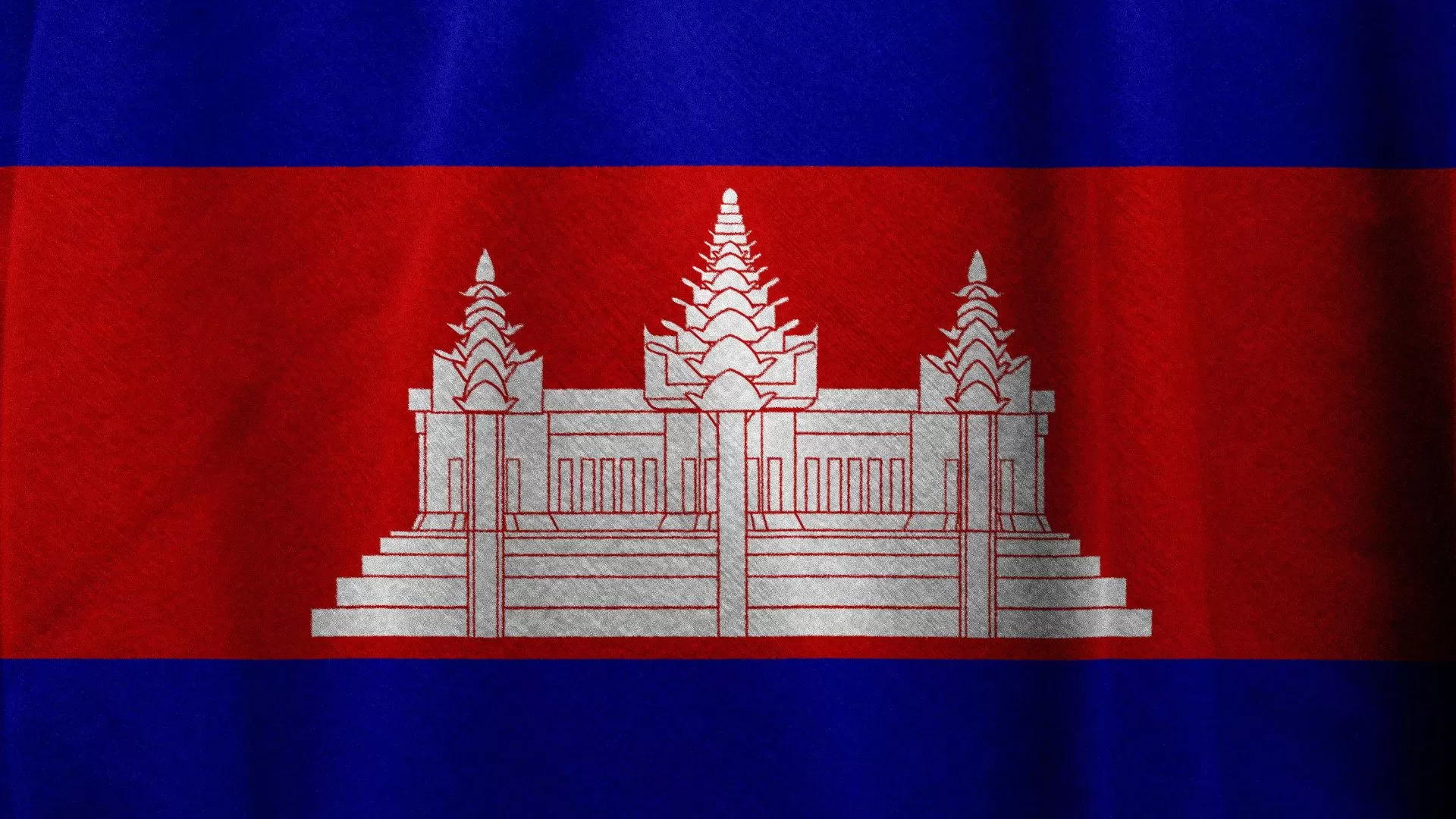 Le drapeau du Cambodge
