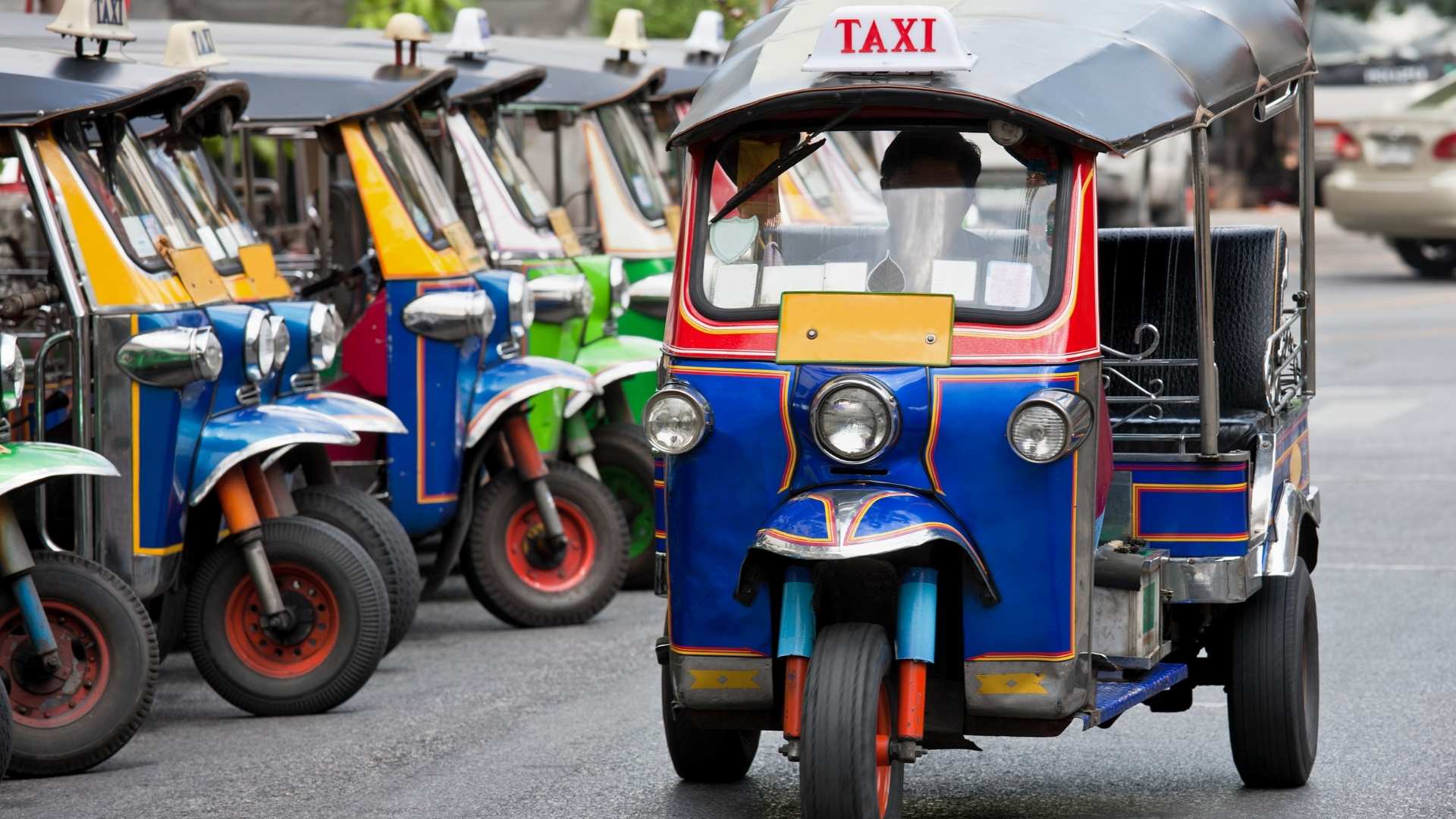 Tuk-tuks are an affordable way around Oudomxay
