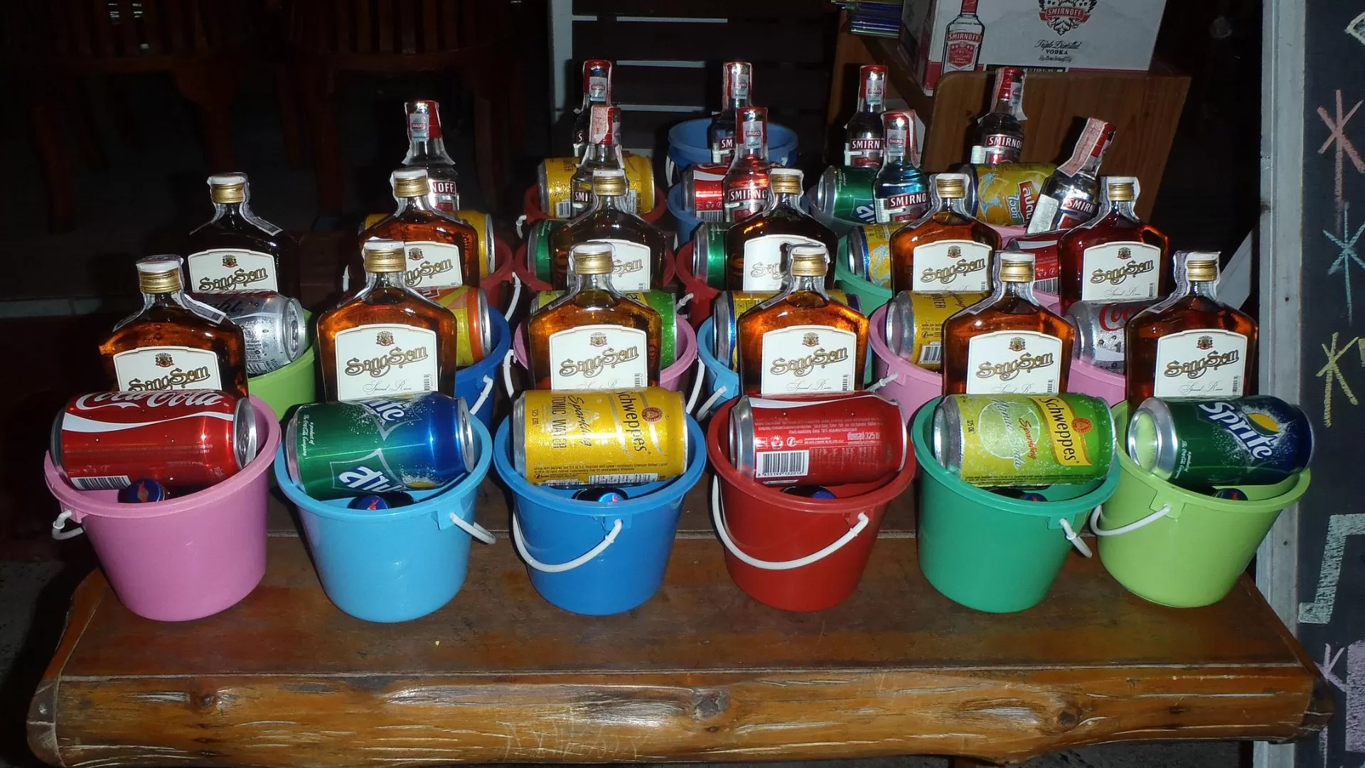 Seau à vin - Plein de saveur et de couleur