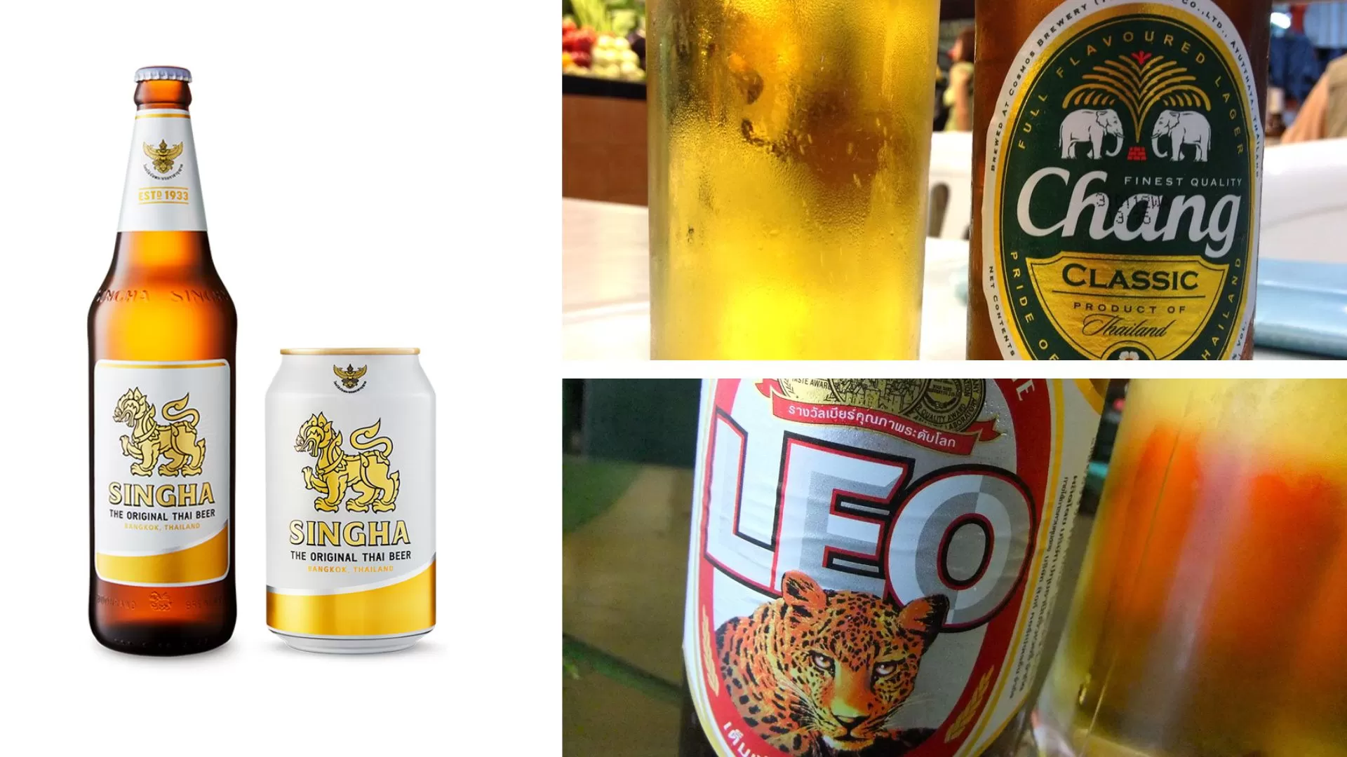Quelques marques de bière célèbres en Thaïlande