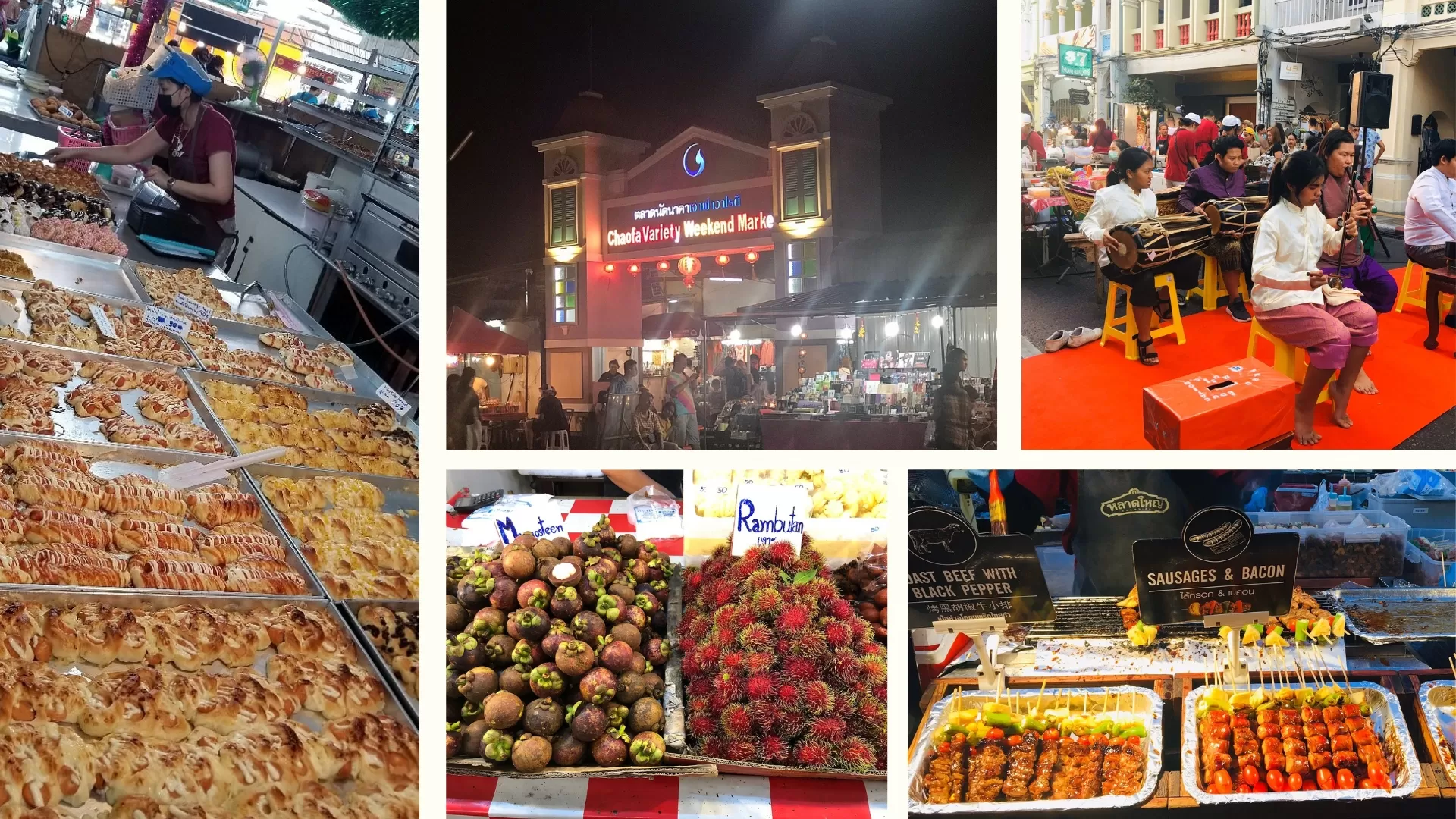 Marché de nuit à Phuket