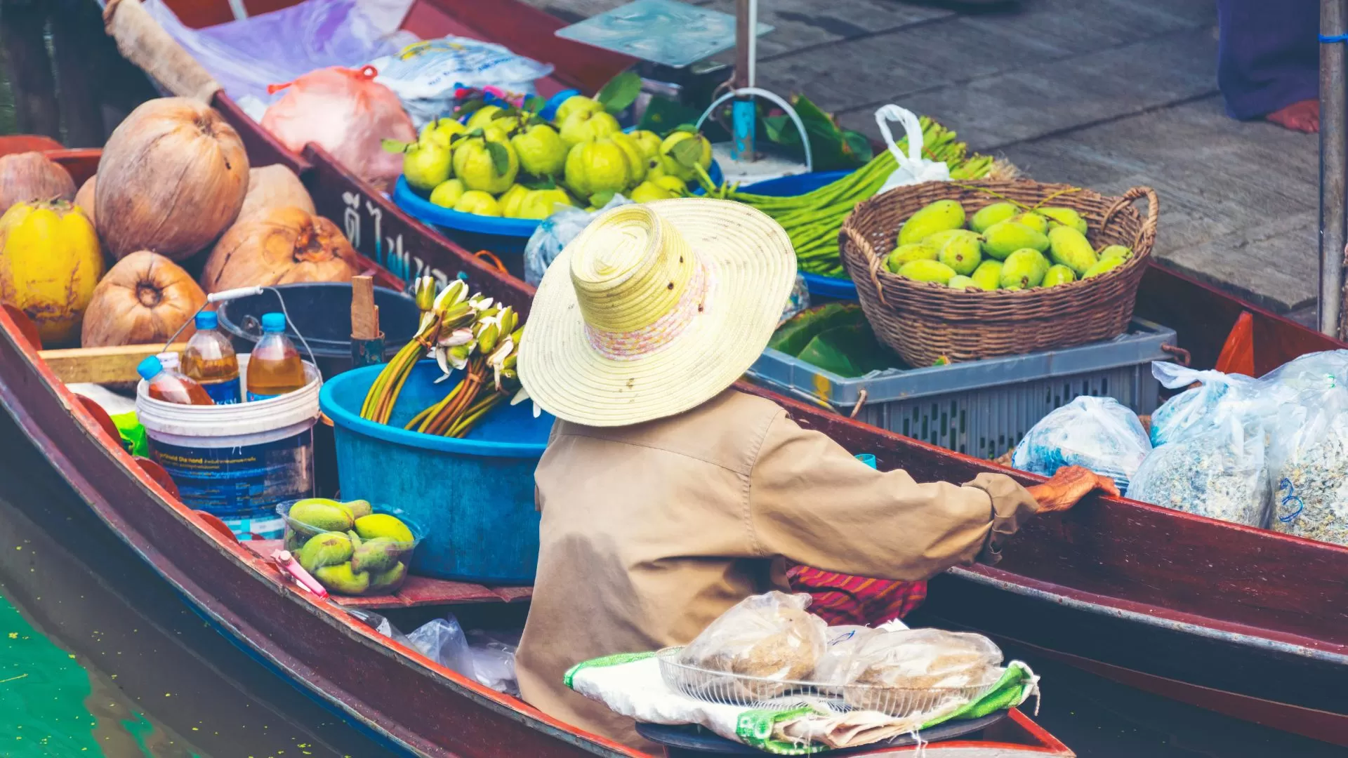 Marché flottant de Damnoen Saduak