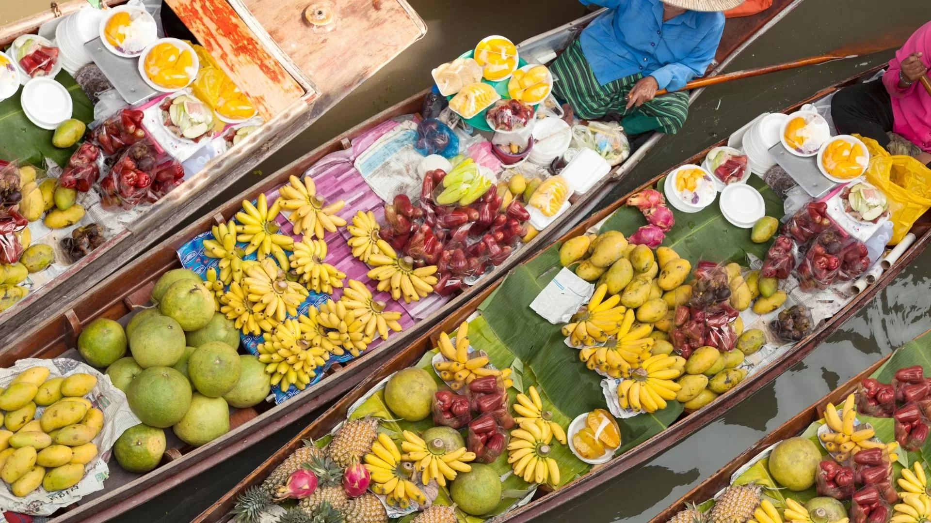 Le marché flottant de Damnoen Saduak