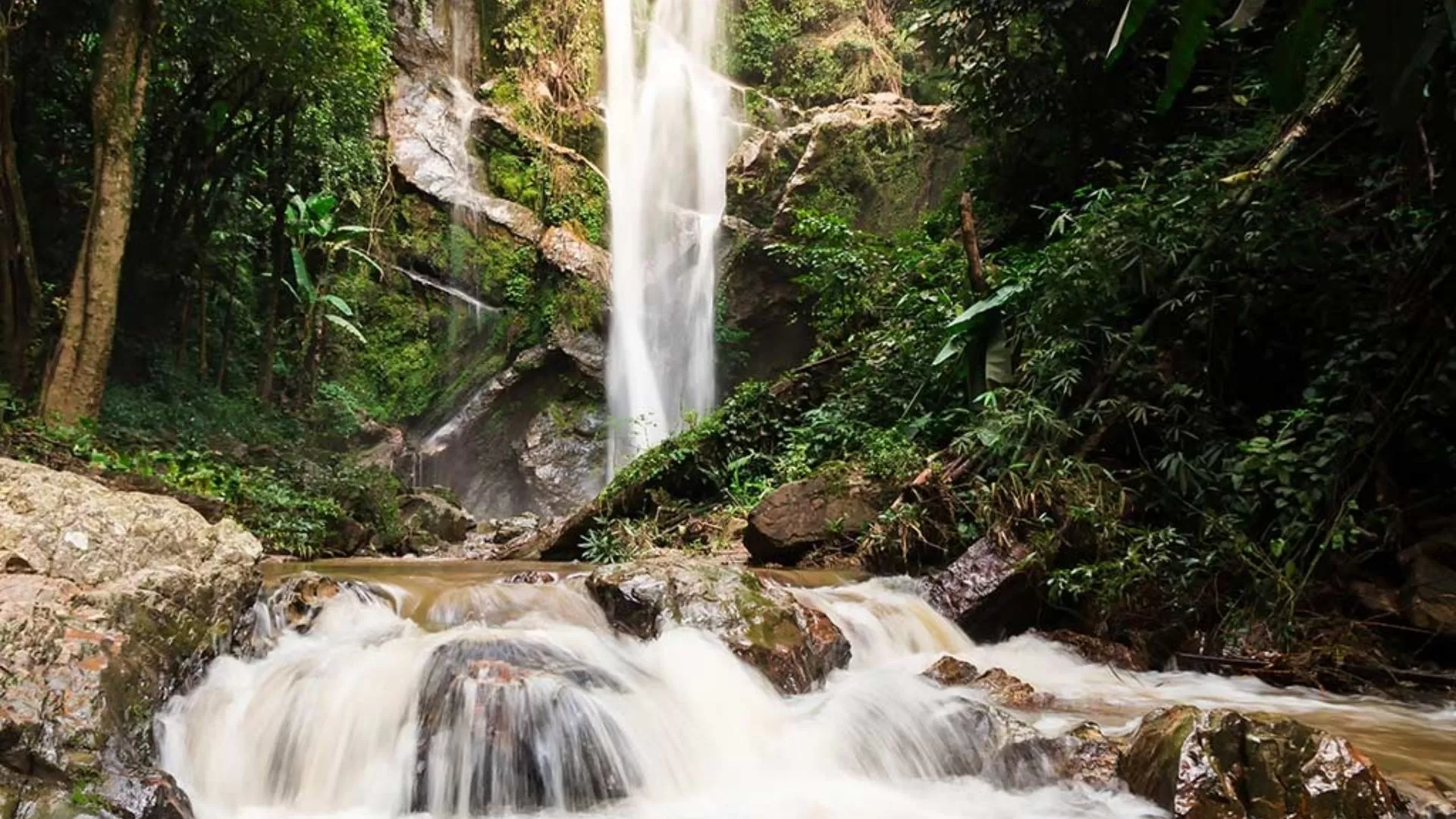 Mork fa Waterfall of Doi Suthep Pui national park