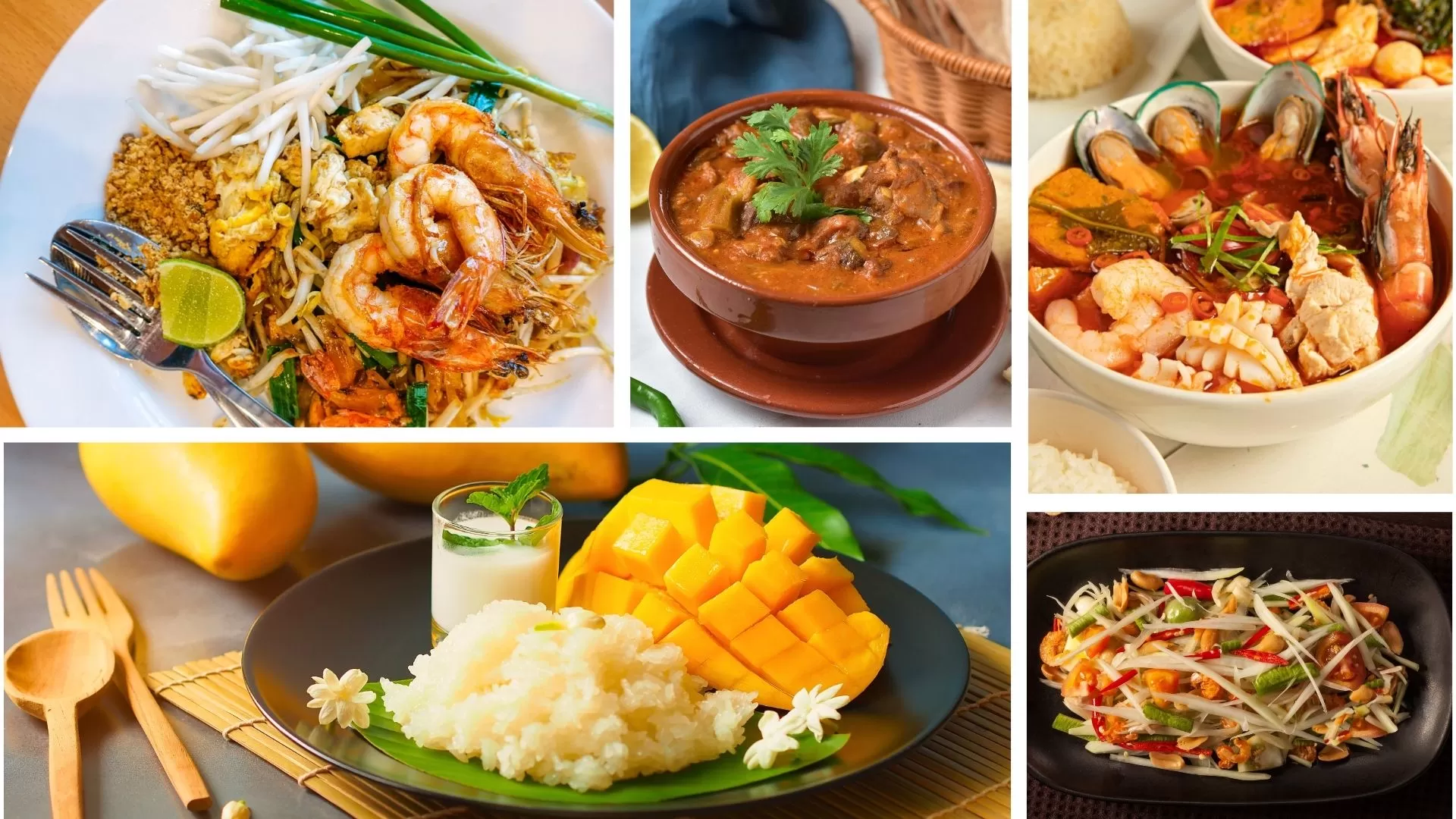 Cuisine thaïlandaise extrêmement attrayante