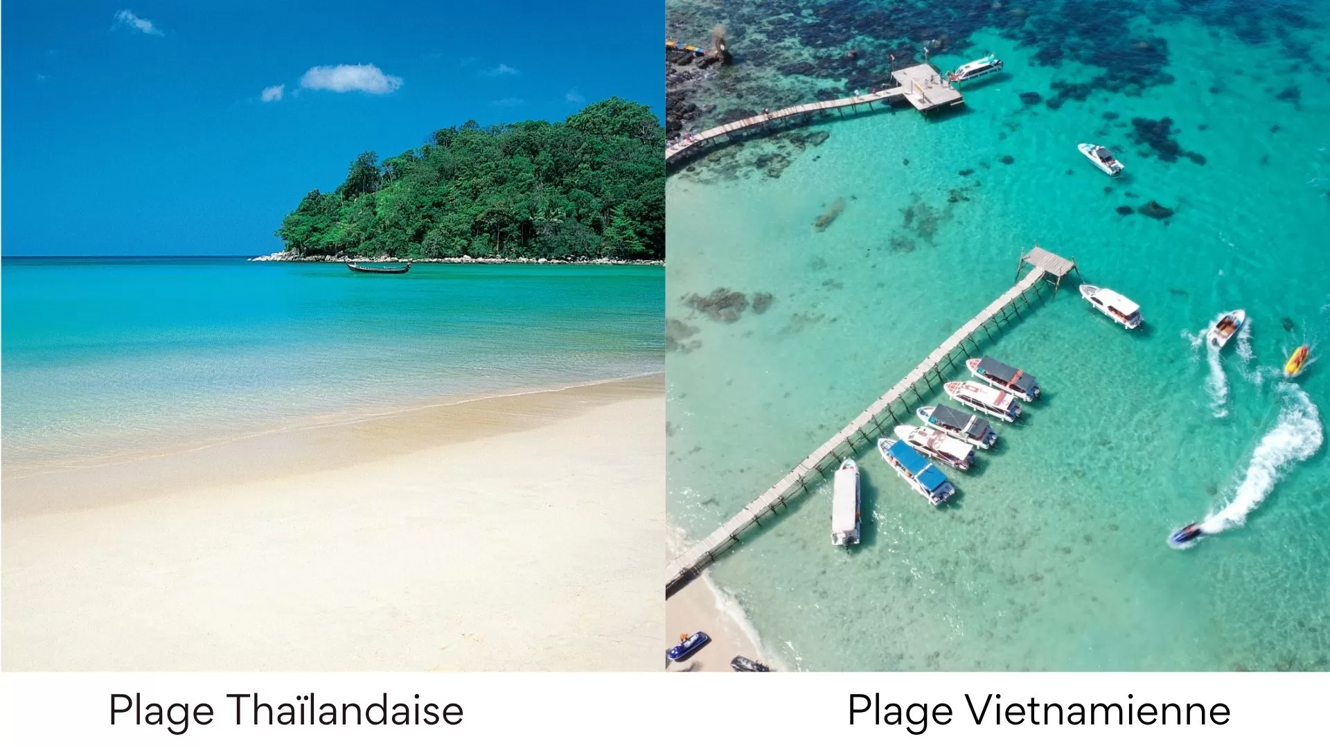 Meilleure période pour profiter des plages de Thailande et du Vietnam
