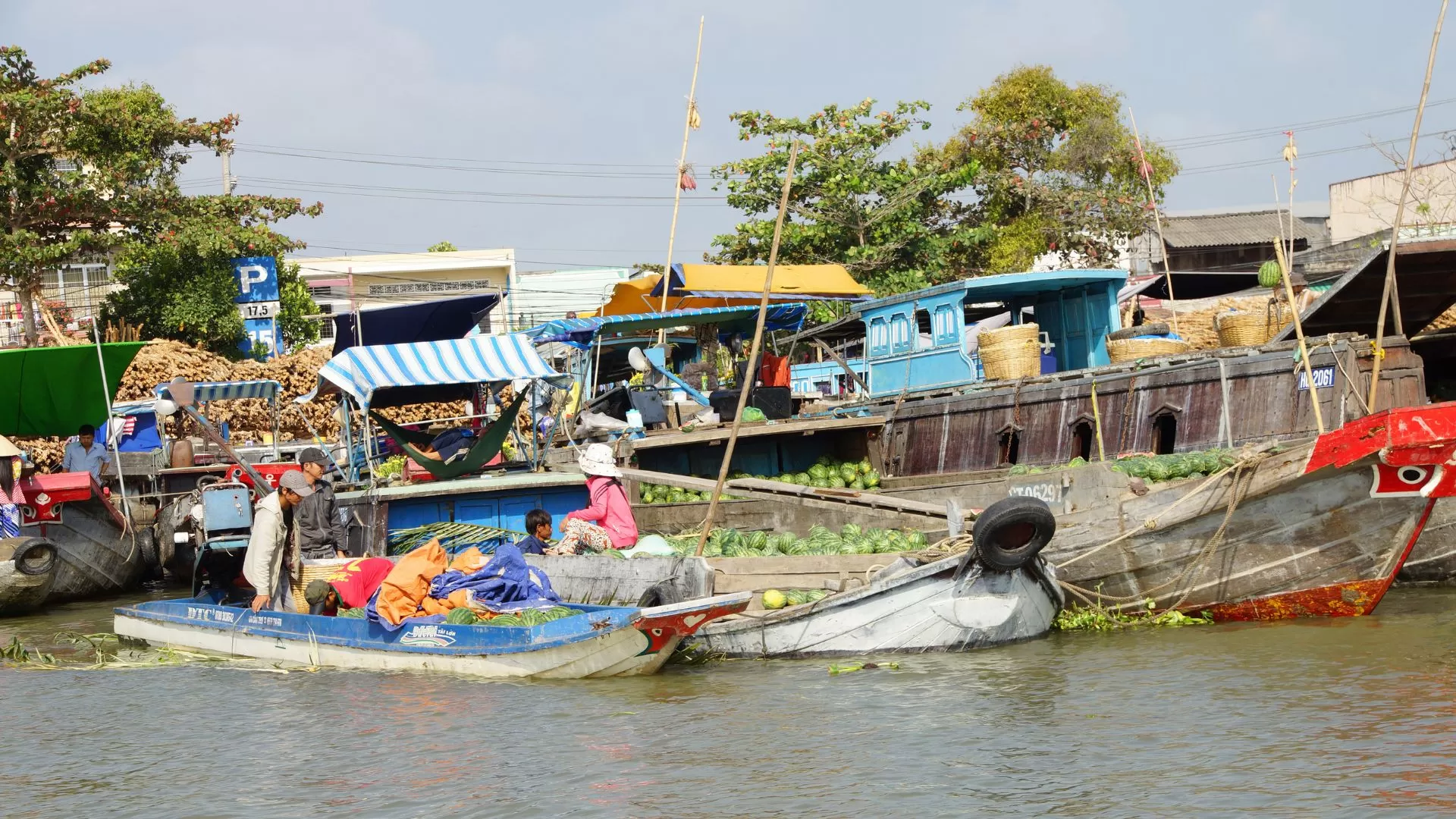 Marché flottant de Cai Rang
