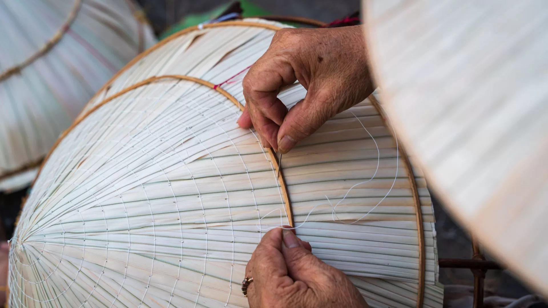 Village de chapeaux coniques Chuong