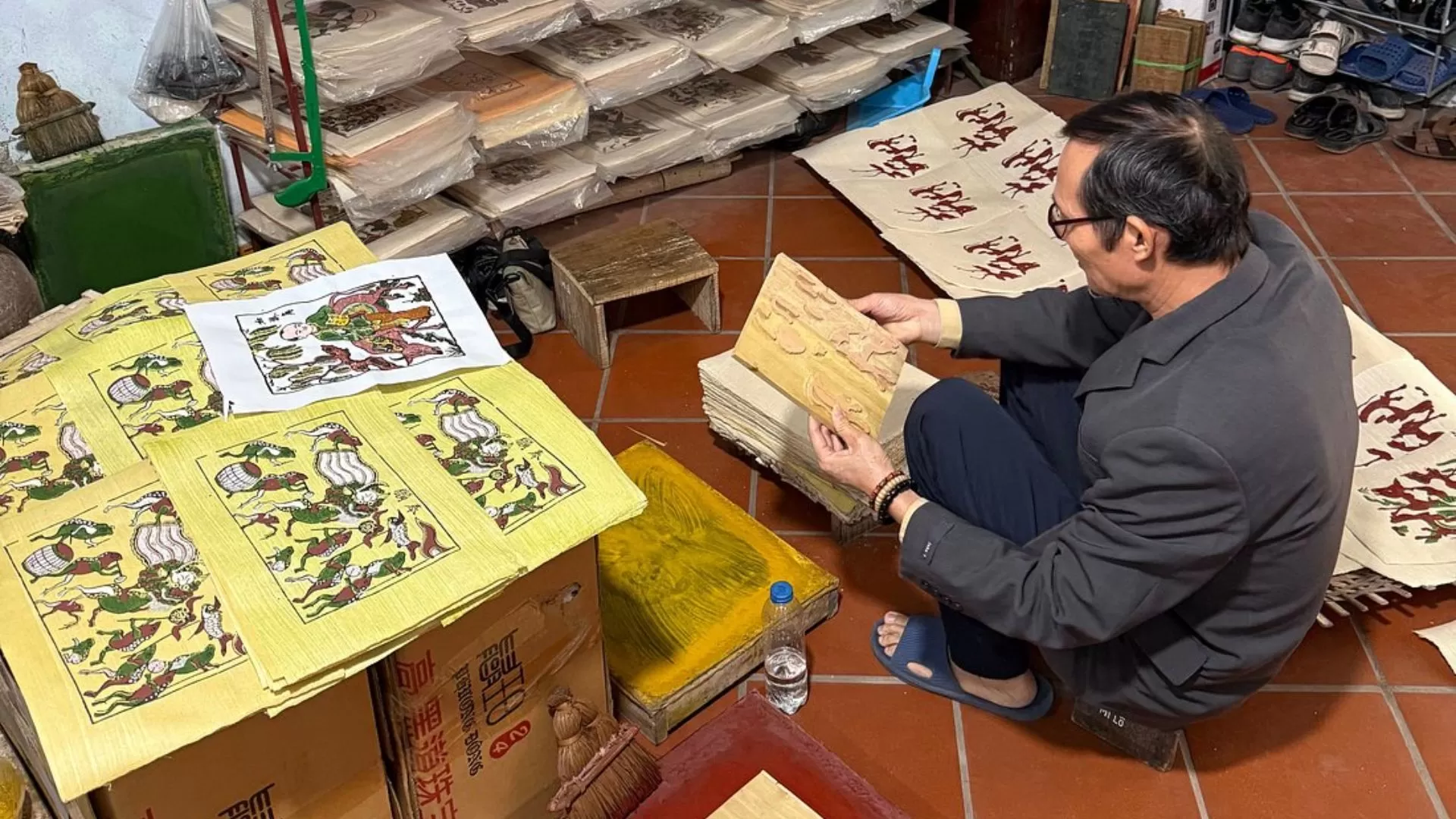 Village de peinture folklorique de Dong Ho