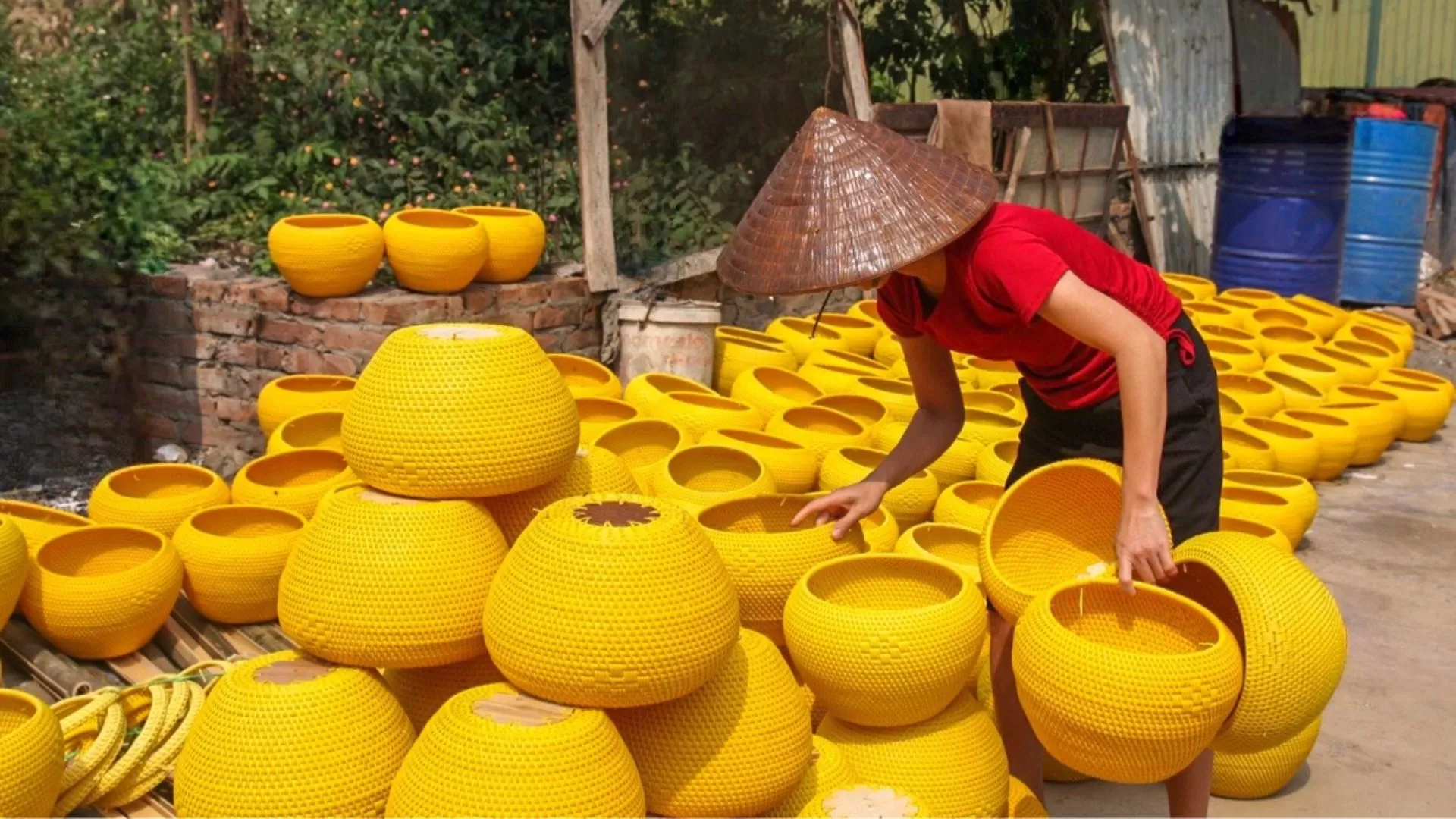 Village de vannerie de Phu Vinh