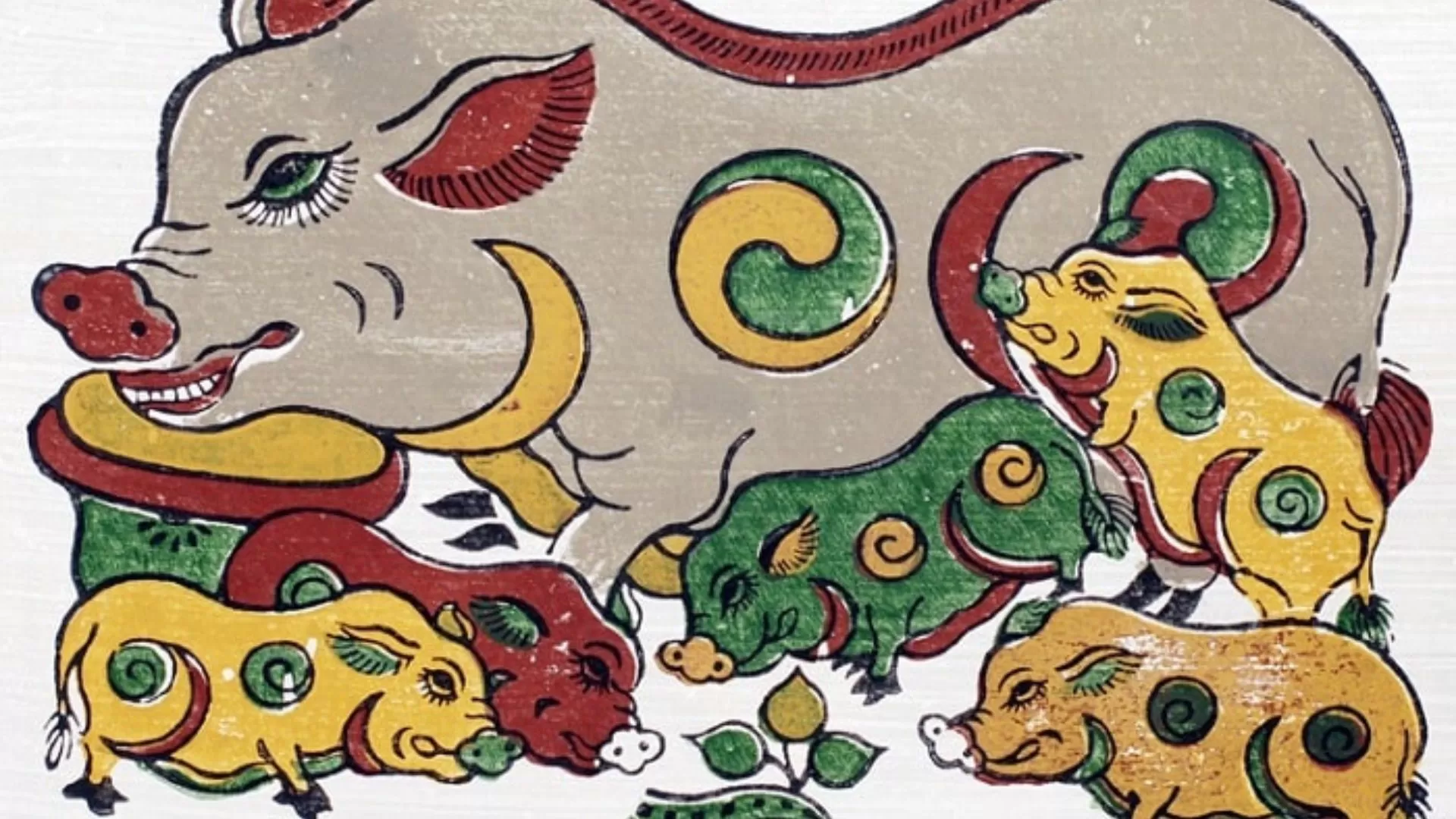 Le troupeau de porcs ying-yang (Đàn lợn âm dương)