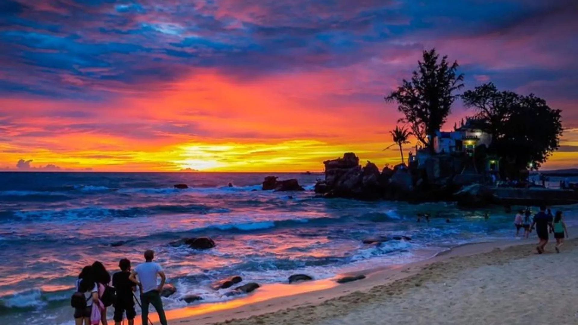 Coucher de soleil sur Long Beach