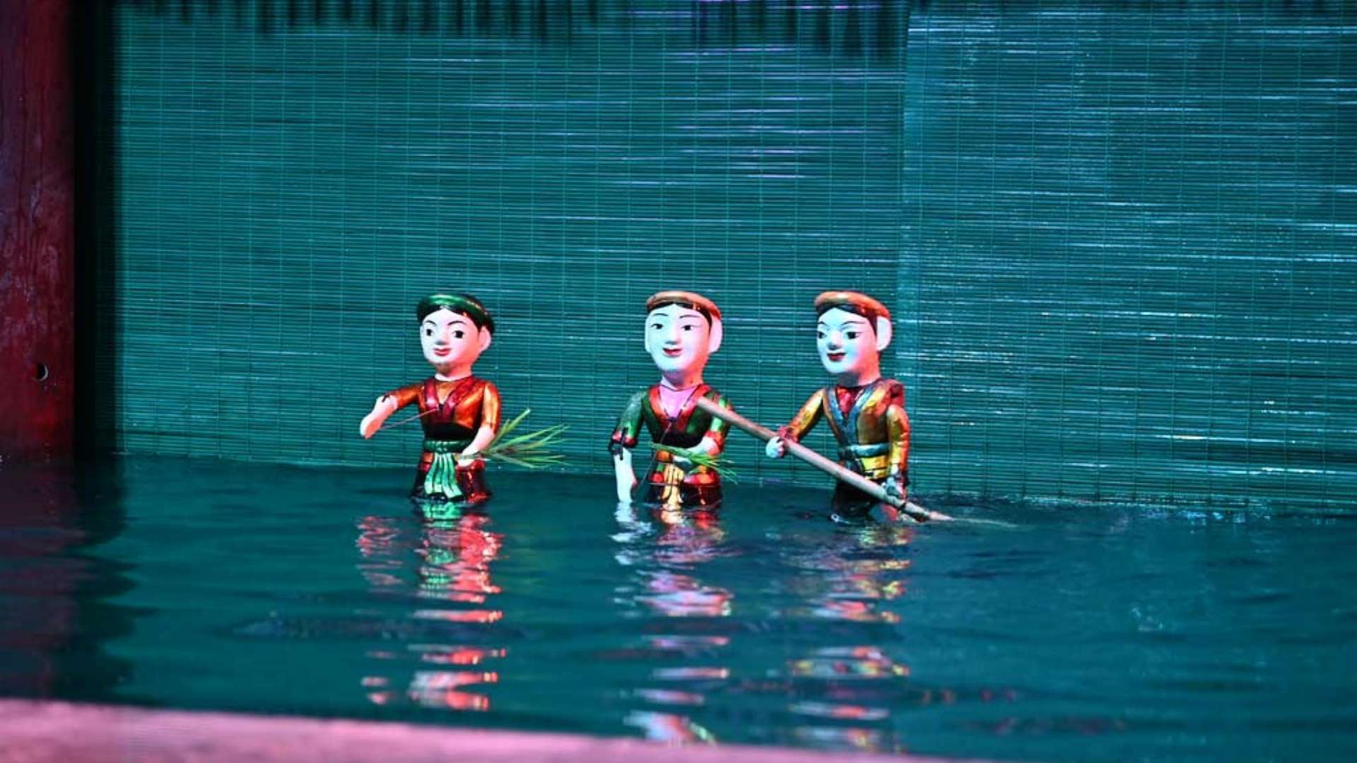 Le spectacle de marionnettes sur l'eau