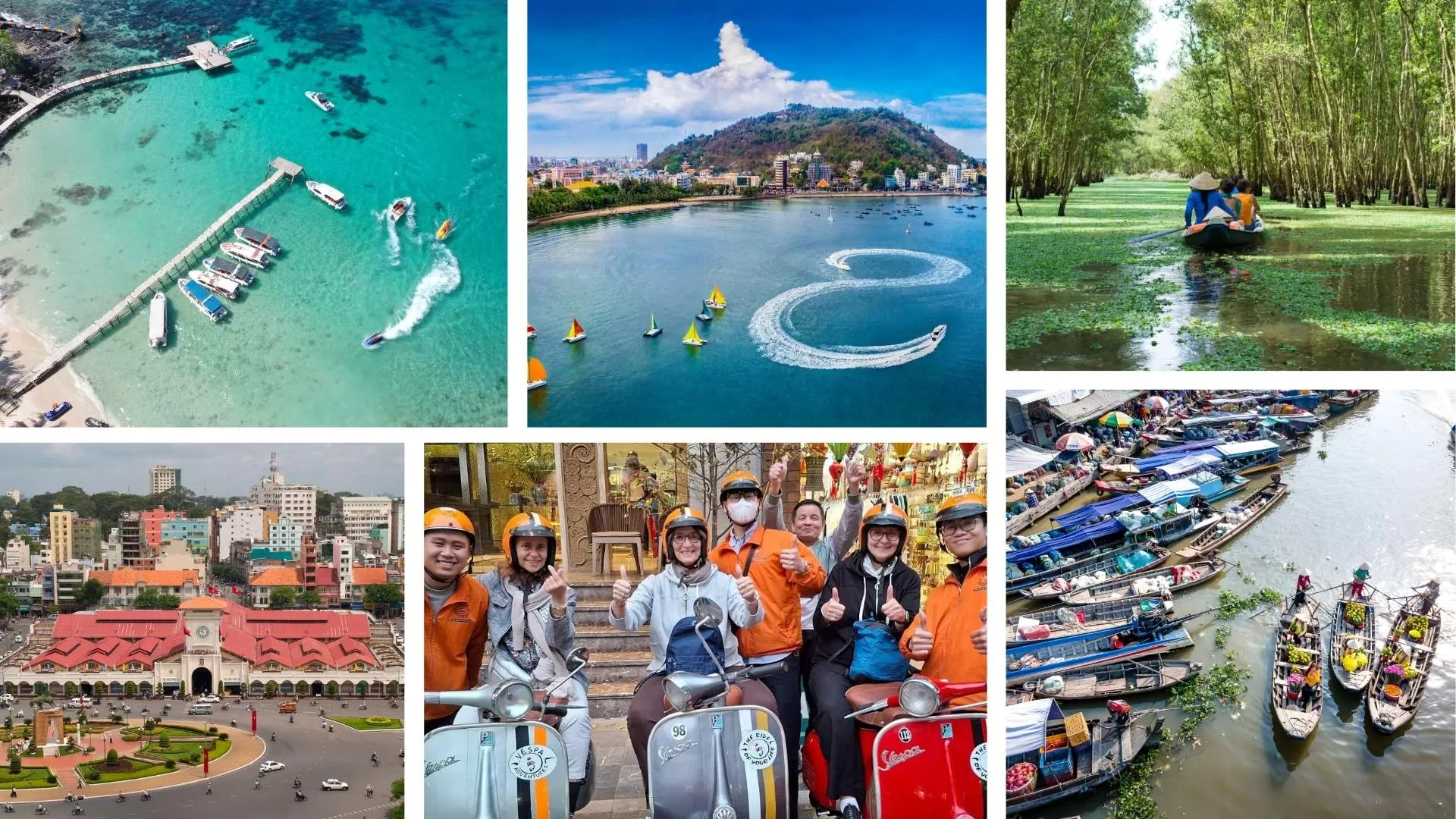 Rythme tranquille du sud du Vietnam