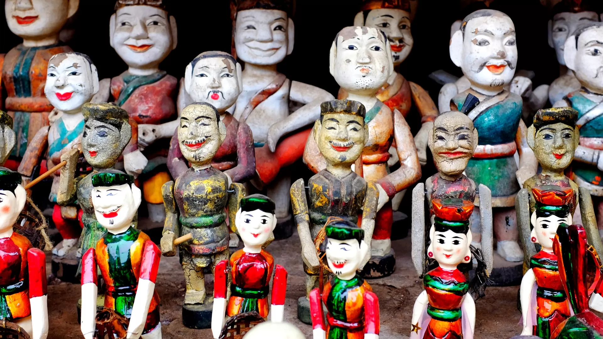 Marionnettes sur l'eau