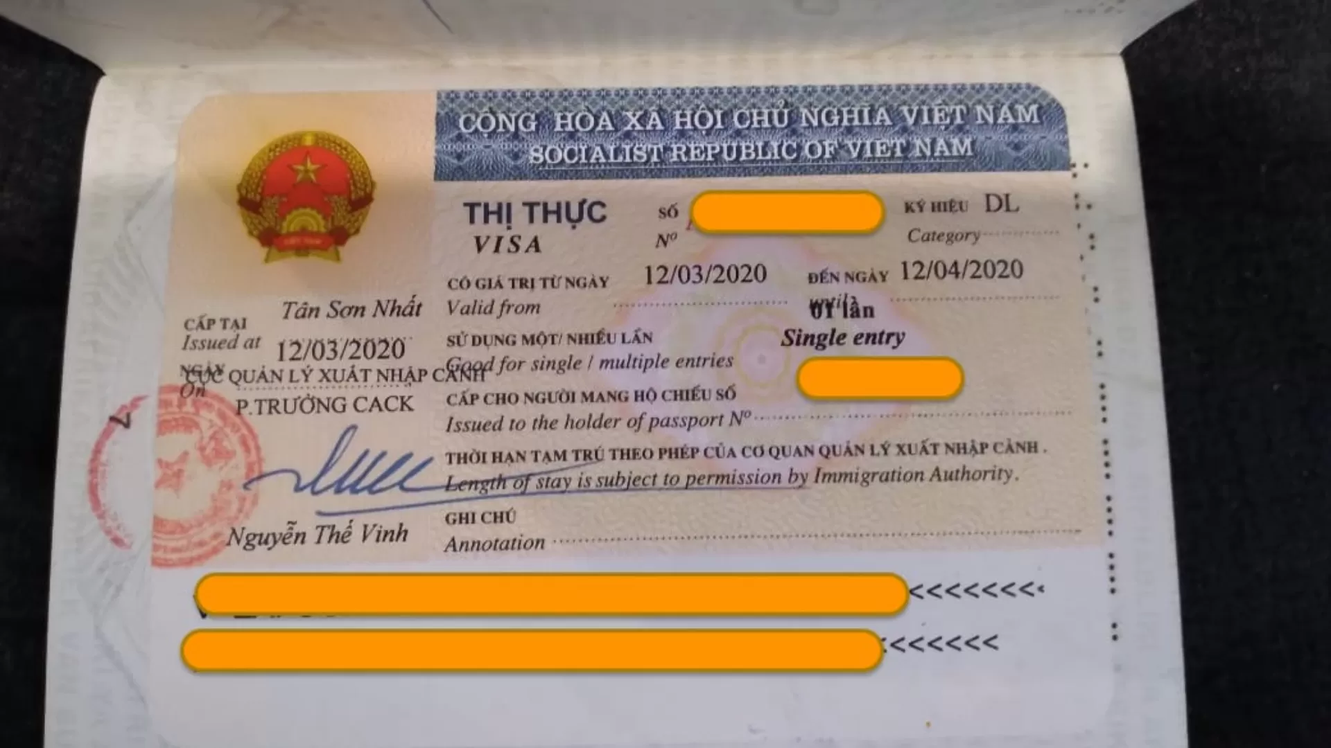 Visa Viet Nam