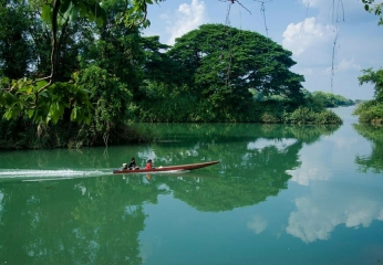 Paksé – “4000 îles” - Île de Khong