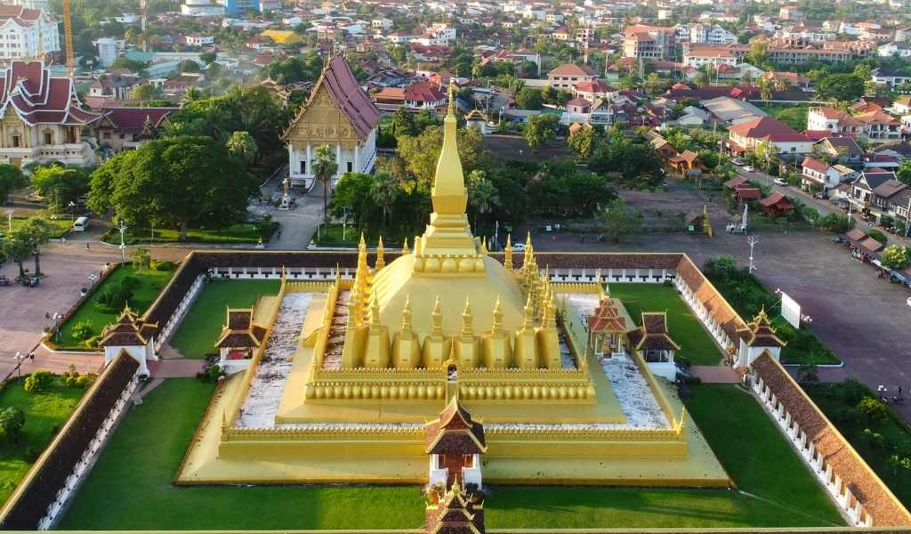 The charming town of Vang Vieng