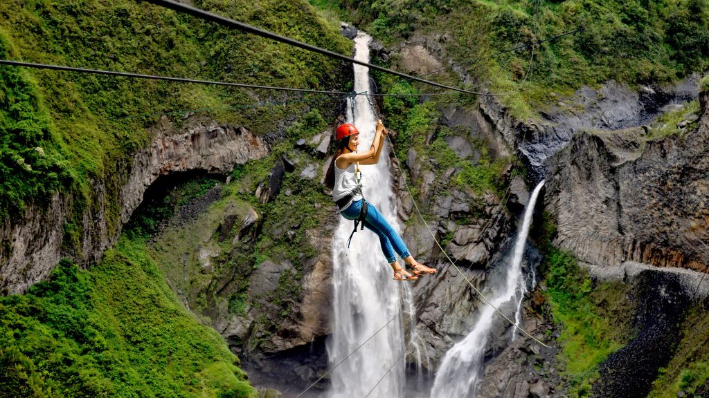 Ziplining in the Bolaven Plateau