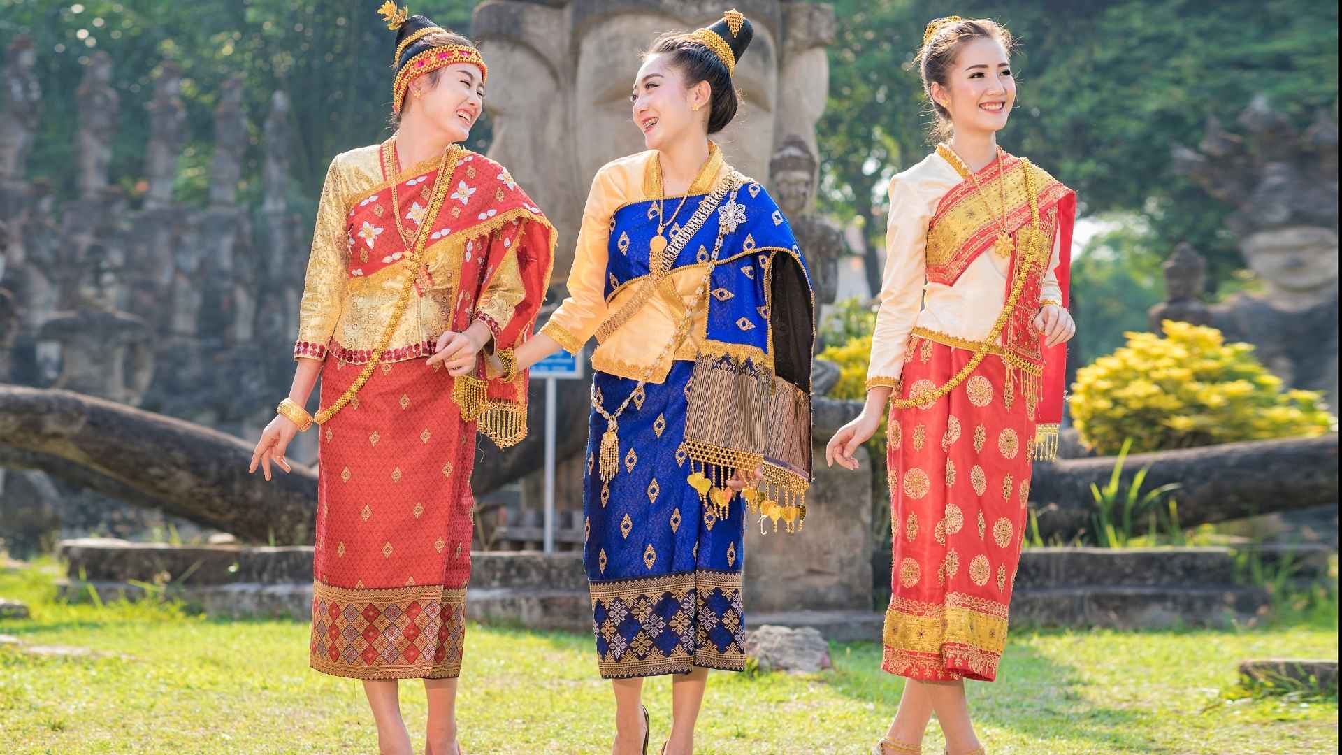 Laos traditional costume