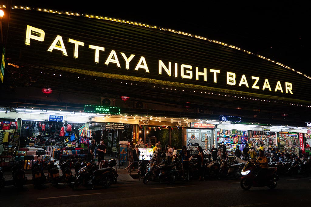 Experience the vibrant Pattaya Night Bazaar