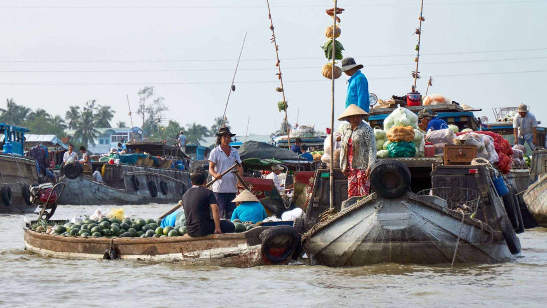 Marché flottant de Cai Rang