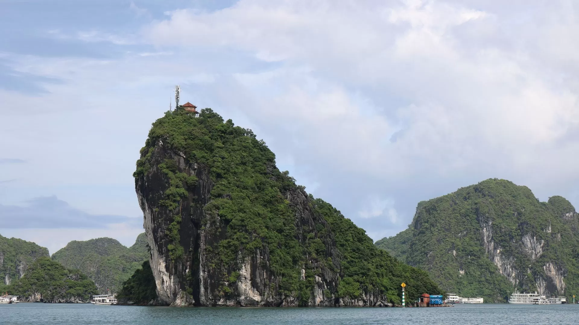 Vue panoramique de l’île Titov