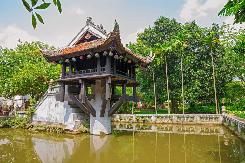 Pagode au pilier unique