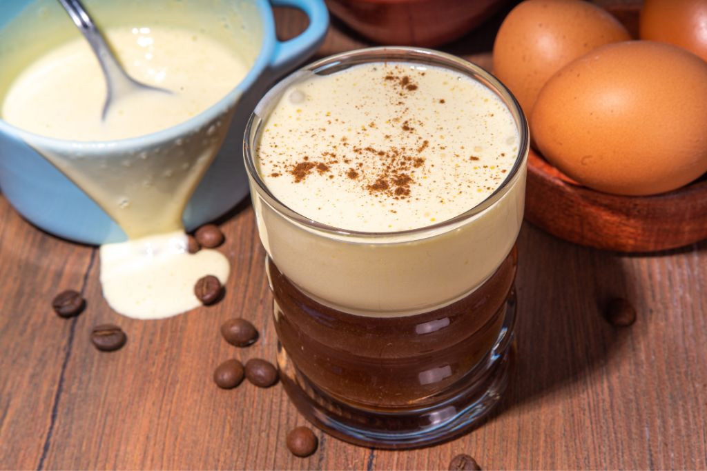 Egg coffee