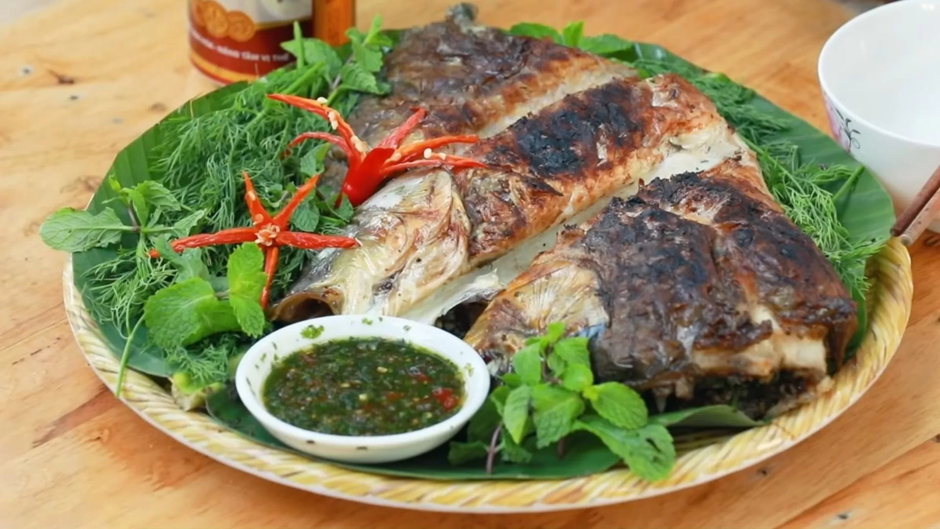 Poissons de ruisseau grillés
