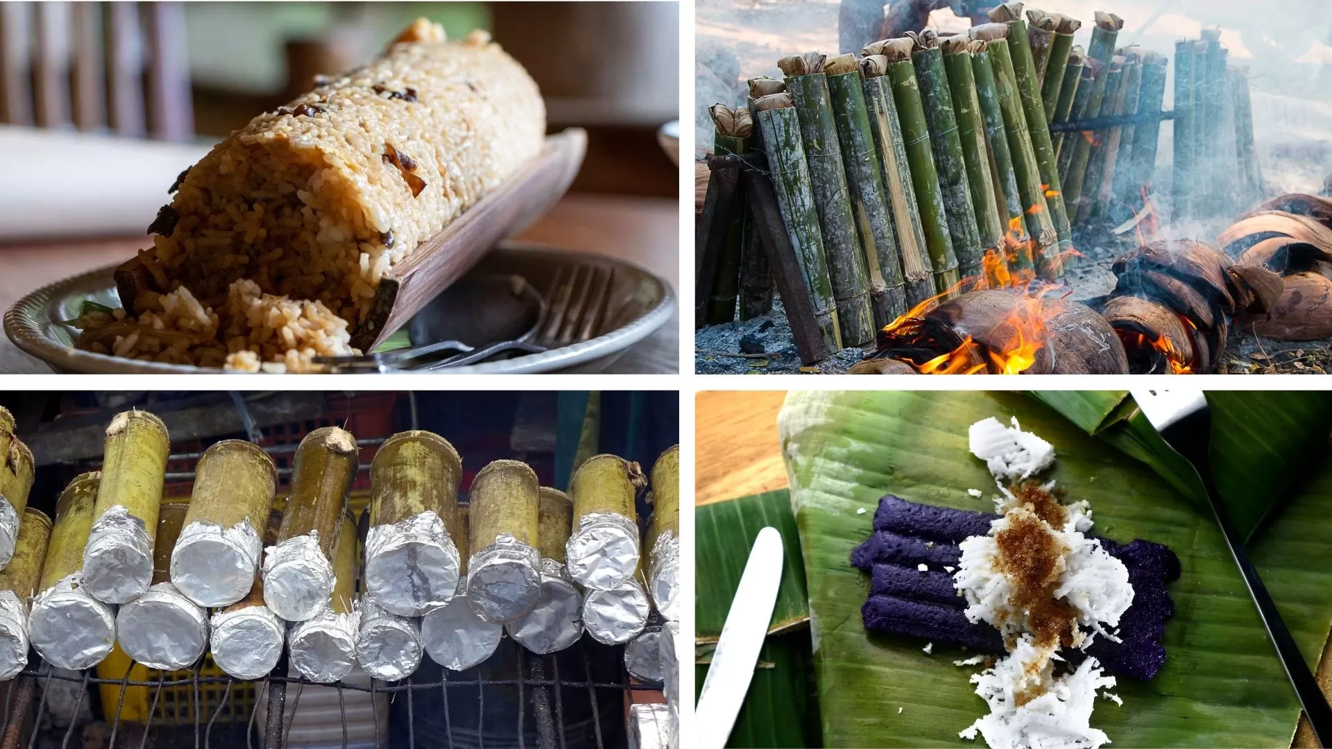 Bamboo-tube rice