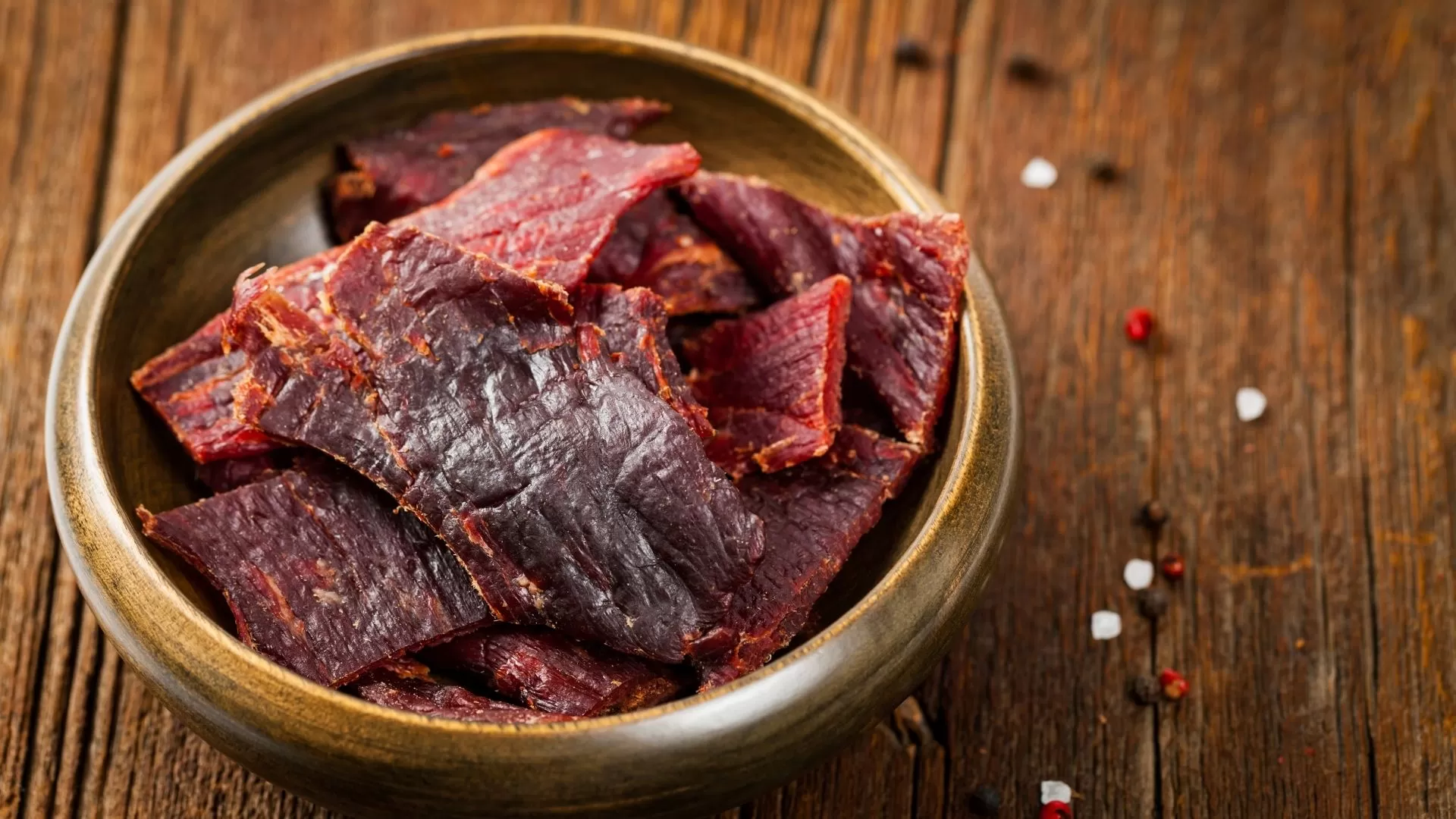 Smoked buffalo meat